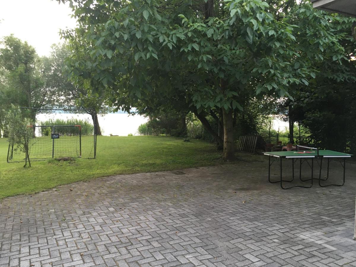 Appartamento Miralago Con Giardino Sul Lago Gavirate Buitenkant foto